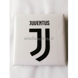 Pouf contenitore pieghevole F.C. Juventus ufficiale salva spazio imbottito.  B699